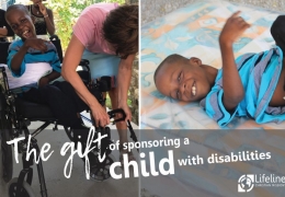The gift of sponsoring a child with disabilities